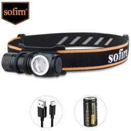 Sofirn-Mini lampe de poche portable HS10 LH351D 90CRI LED aste par USB C 16340 avec capuchon de