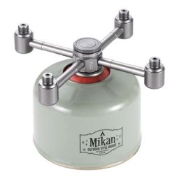 Adaptateur de cuisinière à gaz de Camping en plein air en alliage d'aluminium cartouche de gaz