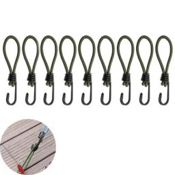 Corde élastique avec crochet pour fixation de tente de camping accessoires de plein air 15cm 5/10