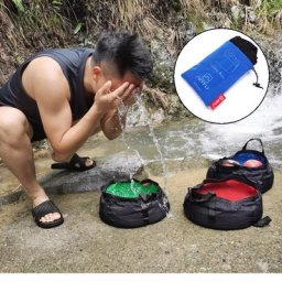Sac de rangement portable et pliable pour eau et pêche étanche E27