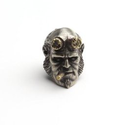 Porte-clé en laiton blanc perles de couteau Hellboy en plein air outils de bricolage EDC lanière