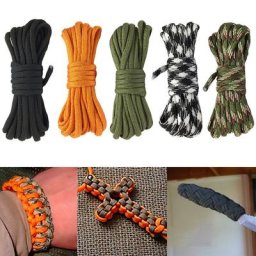 Paracorde de survie 5m 9 brins corde lanière pour Camping en plein air escalade randonnée