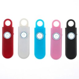 Dispositif anti-loup 69HD avec lumière LED alarme de sécurité personnelle antivol porte-clés pour