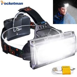 Lampe de sauna LED COB longue portée 500m aste par USB phare avant étanche lampe de travail