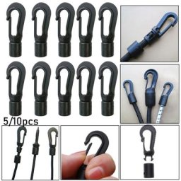 Pinces à pompons en plastique Clips en plastique crochet de tente de Camping boucle de corde