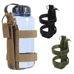 Porte-bouteille d'eau Molle léger porte-ceinture portable porte-bouteille d'eau tactique réglable
