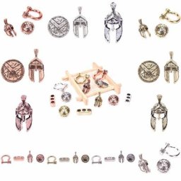 Perles de paracorde en métal breloques pour bracelet accessoires de bricolage pendentif lanières