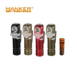 Lot: Lampe de poche porte-clés Manker E03H II 600 lumens + 1x batterie aste USB Type-C 14500 pour