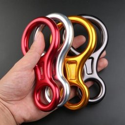 Descendeur En Alliage D'aluminium 8-forme Descendeur Escalade Outils Large Utilisation Durable