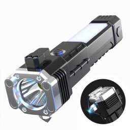 Marteau de sécurité pour voiture brise-vitre cassé lampe de poche LED multi-charge aste par USB