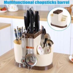 Support de rangement de cuisine multifonctions T1 Couverts Britware Baguettes en plastique Cuillère