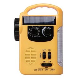 Radio d'urgence solaire 62Radio avec batterie aste chargeur USB manivelle de charge météo