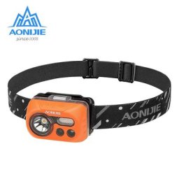 AONIJIE – lampe frontale E4031 étanche IPX7 capteur sensible lampe-torche pour la course la