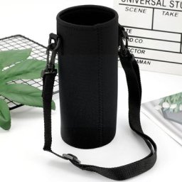 Sac à eau de sport HI Strap support initié bouteille de randonnée sangle isolante noire outils