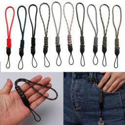 Porte-clé paracorde sac à dos de survie d'urgence corde de Parachute porte-clé caméra