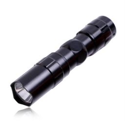 Mini lampe de poche Portable à LED 3w imperméable en aluminium torche de poche pour Camping en