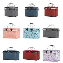 Panier de pique-nique isotherme sac d'épicerie pliable et étanche