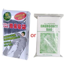 Sacs de sommeil d'urgence réutilisables portables sac de couchage étanche survie camping