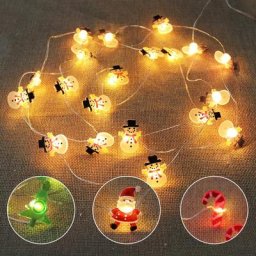 Guirlande lumineuse LED colorée en fil de cuivre luminaire décoratif de noël Camping cerf