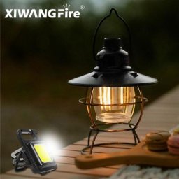 Lanterne Portable rétro 2700-6000K température de couleur lampe de poche Rechargeable par USB 4