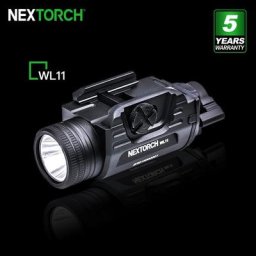 Nextorch – lampe de poche tactique WL11 Rechargeable 650LM avec batterie 16340 Compatible avec