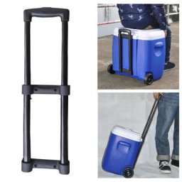 Poignée télescopique pièce de rechange en fer tige de traction télescopique pour étui à bagages