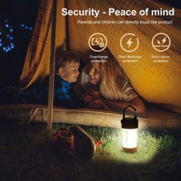 Lanterne de Camping Portable 3 en 1 ensemble de lampes de poche d'urgence avec adaptateur
