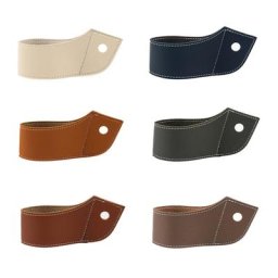 Housse de tasse en cuir PU pliable Anti-brûlure isolation thermique Camping randonnée