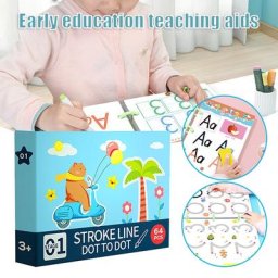 Cahier de travail de lutte magique pour enfants jouets pour enfants d'âge alth effaçable
