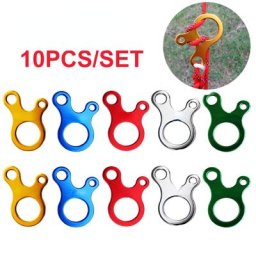 Corde à vent en alliage pour tente de camping en plein air crochet de serrage attache tendeur 3
