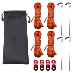 Tente de Camping en plein air de 4m corde de Parachute boucle de cordon en alliage d'aluminium