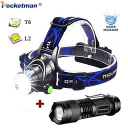 POCKETMAN-Mini lampe de poche ultra lumineuse inj/T6 LED zoomable étanche pour sauna torche