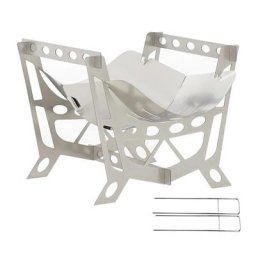 Mini grille pliante portable conception à grande ouverture feuille non déformée ajouter du bois