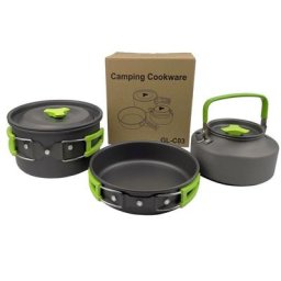 Ustensiles de cuisine de camping en alliage d'aluminium ultra-léger ustensiles de cuisine théière