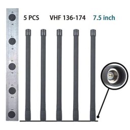 5 pièces/lot 7.5 pouces 136-174MHz ATV-6XL d'antenne VHF pour VX110 VX130 VX150 VX160 VX170 Radio