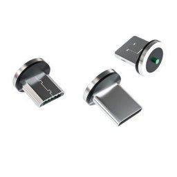 Adaptateur de câble magnétique USB Type C étanche à la poussière pour iPhone Huawei Xiaomi
