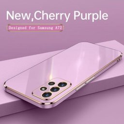 Coque de Luxe en Silicone Galvanisé pour Samsung Galaxy S21 S22 Plus Ultra S20 FE A73 A72 A71