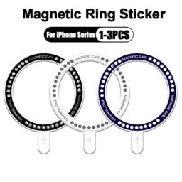 Anneaux Autocollants Magnétiques de Charge Sans Fil pour iPhone Patch Magnétique pour Support de