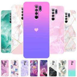 Coque de téléphone de luxe en Silicone souple étui mince et peint pour Xiaomi Redmi 9 9A 9C NFC 9T