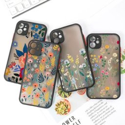Coque antichoc fleur pour iPhone coques iPhone 11 13 Mini 11 12 13 14 Pro Max R X XS Max