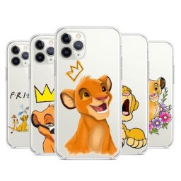 Discuter King Disney Transparent Phone Case Apple iPhone 14 13 12 11 mini 8 7 6S 6 XS Poly X 5 5S