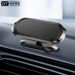 GTWIN – Support magnétique en métal pour voiture Mini bande de Support en forme d'aimant puissant