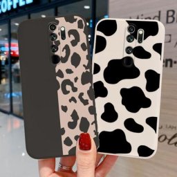 Coque en Silicone motif léopard pour Xiaomi compatible modèles Redmi Note 8 Pro 9 10 Pro 9S