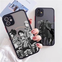 Coque de téléphone Anime japonais Attack on Titan coque en poly souple pare-chocs iPhone 14