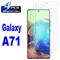 Protecteur d'écran pour Samsung Galaxy A71 2 ou 4 pièces Film en verre trempé