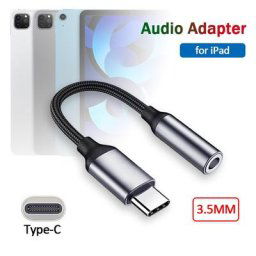 Câble adaptateur Audio USB type-c à Jack 3.5mm pour iPad Pro 11 12.9 2020 2021 2022 Air 4 5 Mini 6