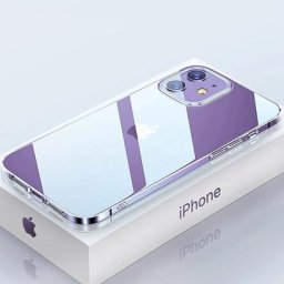 Coque de téléphone en plastique PC dur pour iPhone coque transparente antichoc 11 12 13 14 Pro
