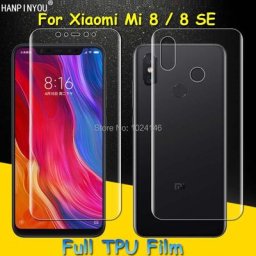 Protecteur d'écran pour Xiaomi Mi 8 / 8 SE Film TPU souple transparent couverture complète