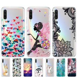 Coque souple en silicone pour Xiaomi MI A3 housse de téléphone transparente antichoc mignon