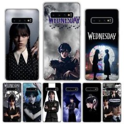 Coque de téléphone en silicone pour Samsung Galaxy mercredi Addams S10 Plus S20 FE S21 S22 S23